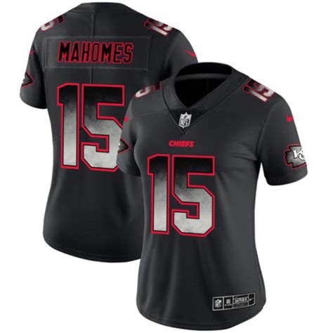 Women's Patrick Mahomes #15 Chiefs 2019 Limited Player Jersey Black ...