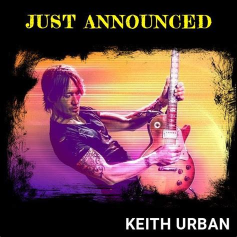 Keith urban announces the speed of now tour – Artofit