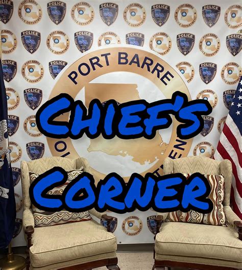 Chief's Corner