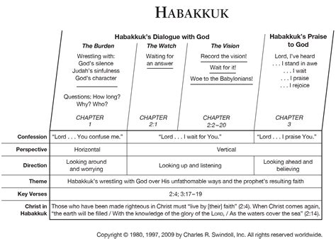 Book of Habakkuk Overview | Bible study books, Bible study notes, Old testament bible