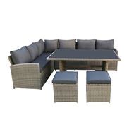 Homebase UK | Rattan corner sofa, Corner sofa, Garden furniture sets