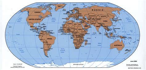 Large Detailed World Map