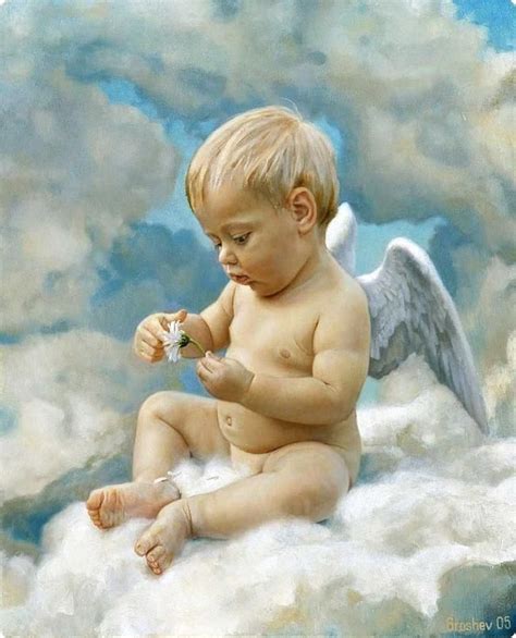 Therese Nelson on Twitter | Angel baby painting, Angel painting, Baby painting