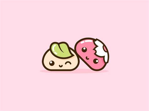 Mochi | Cute monster illustration, Cute kawaii drawings, Food ...