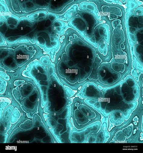 Abstract cell of virus or pathogenic bacterium under microscope, biofilm illustration Stock ...