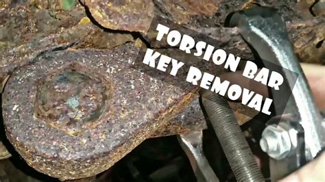 HOW TO Remove Tension Adjust Torsion Bar Keys!!! - YouTube