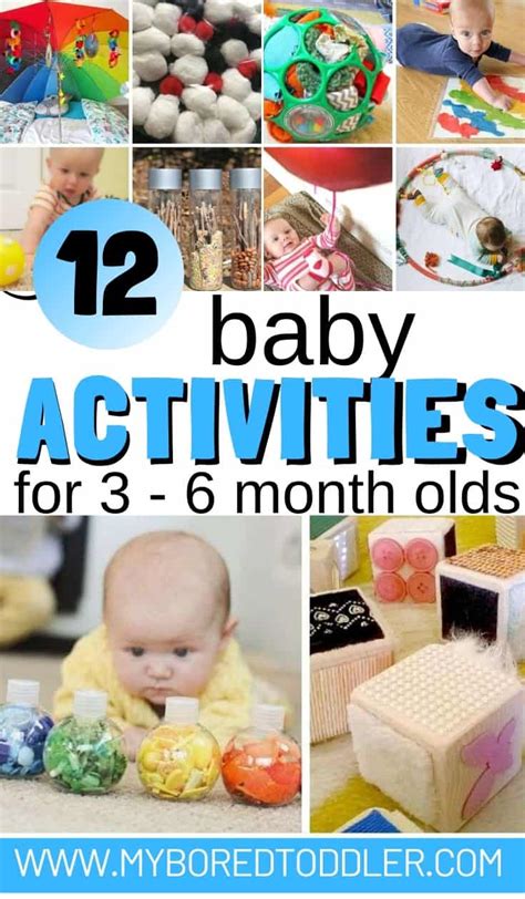 Activities for Babies 3 - 6 Months Old - My Bored Toddler