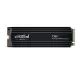 Crucial T705 4TB PCIe Gen5 NVMe M.2 SSD heatsink | Gear-up.me