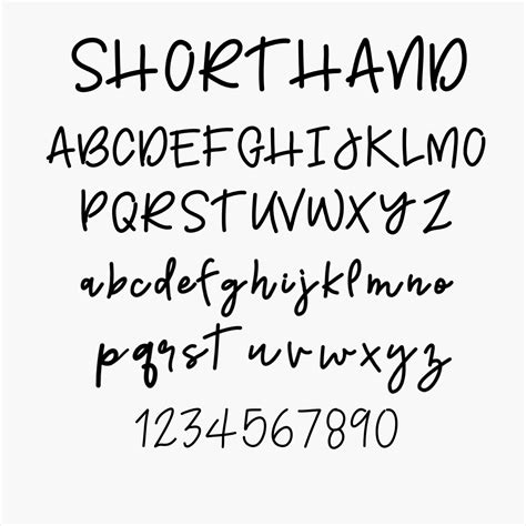 Free Printable Hand Lettering Alphabet