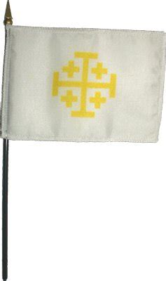 Kingdom of Jerusalem Flags and Accessories - CRW Flags Store in Glen Burnie, Maryland