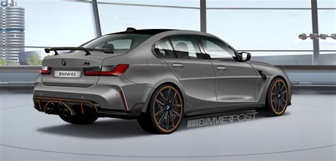 G80 M3 CSL / GTS rendered with quad stacked center exhaust & some more ...