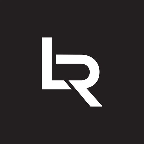 LR Logo Design Template Vector Graphic Branding Element 9295574 Vector ...