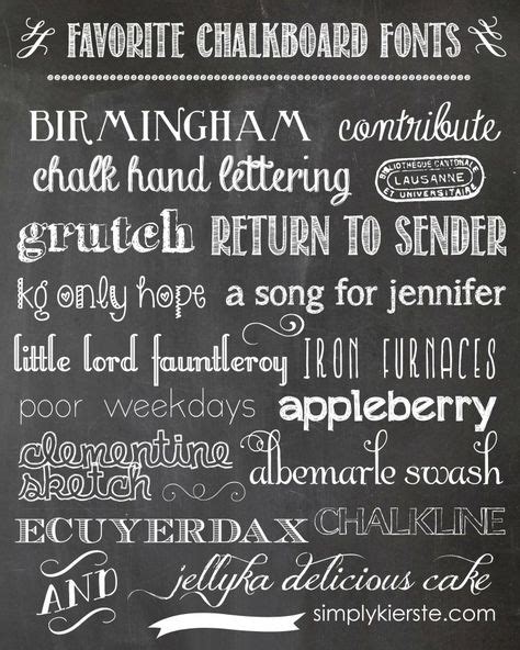 Creative Chalkboard Fonts for Captivating Designs