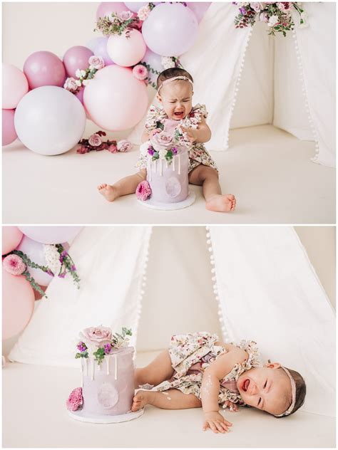 Fun First Birthday Ideas: A Girly Teepee First Birthday Photoshoot ...