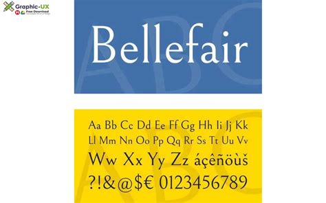 Bellefair Font – GraphicUX