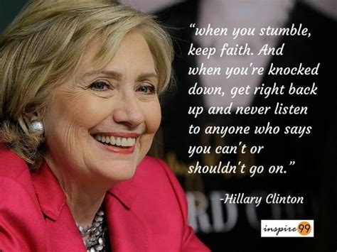 15 Inspiring Quotes By Hillary Clinton - Hillary Clinton Quotes And Inspiring Thoughts - Inspire 99