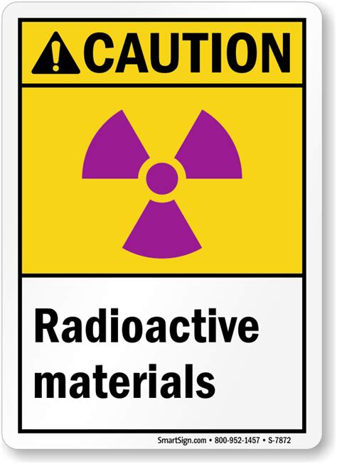 Radioactive Material Signs | Radioactive Substance Warnings