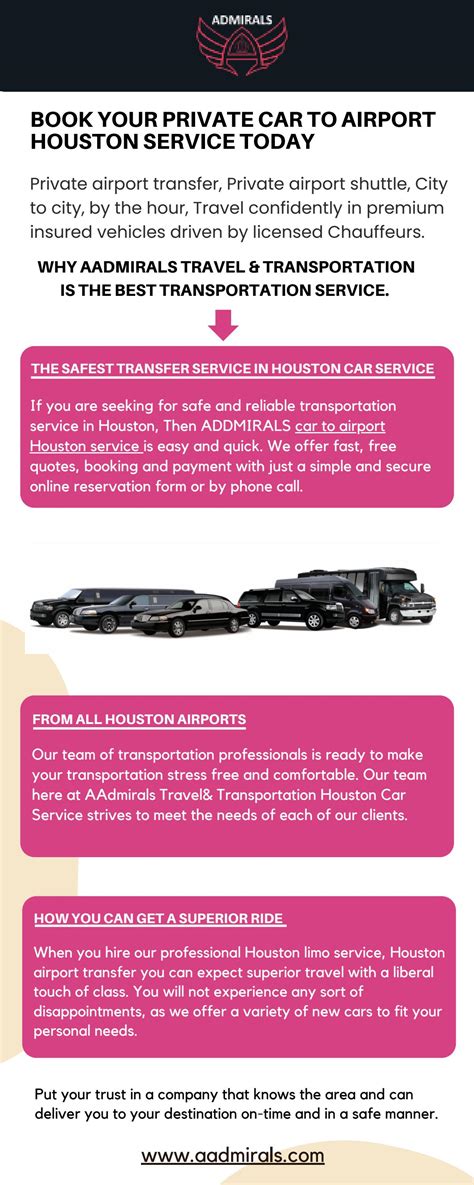 Car to Airport Houston | Airport Transportation Houston by AAdmirals ...