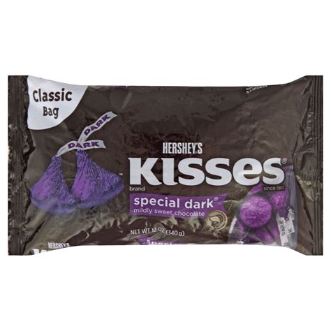 Hershey's Kisses, Special Dark, Dark Chocolate, 12 oz (340 g)