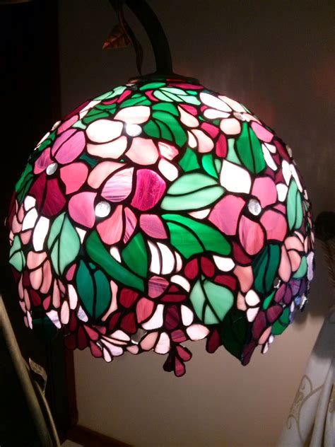 lampa wisteria Stained Glass Lamp Shades, Stained Glass Table Lamps ...