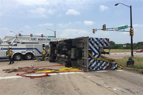 Fort Worth Fire Engine Overturns - FirefighterNation: Fire Rescue - Firefighting News and Community