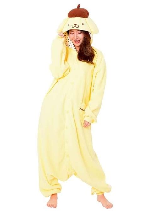 Sanrio Pompompurin Kigurumi Costume for Adults | Wolle kaufen