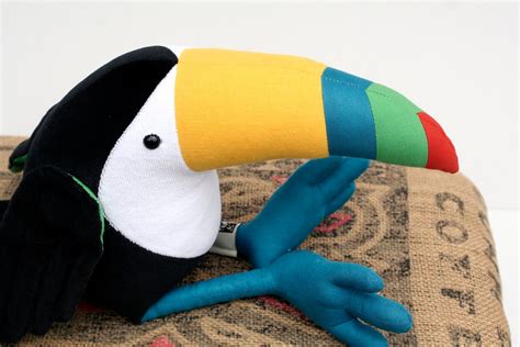 RtS Colorful Toucan Plush Birdie Cuddly Toucan Plush Toy | Etsy