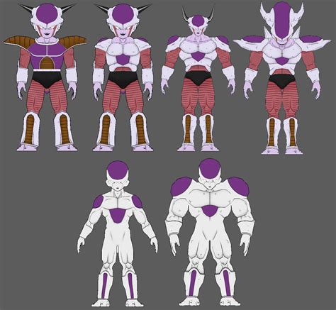 Frieza Forms by Leechyox on DeviantArt