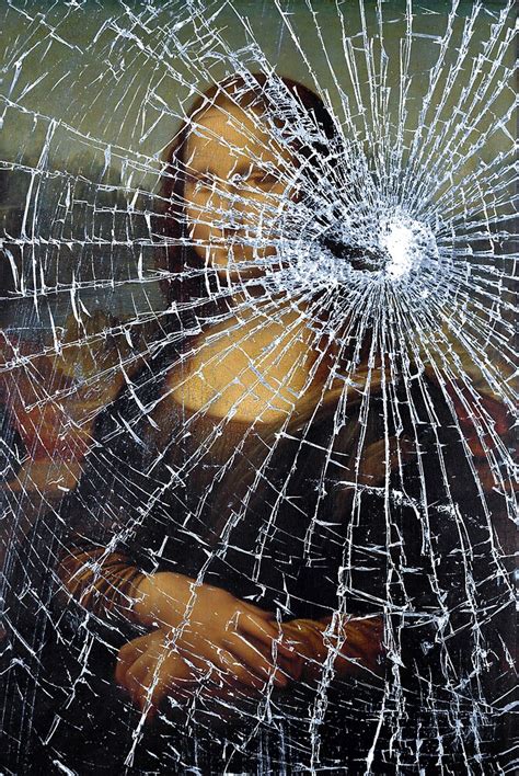 "Mona Lisa Shattered" by Brian Carson | Redbubble