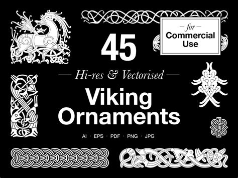 Viking Ornaments – Commercial use - jonaslaumarkussen