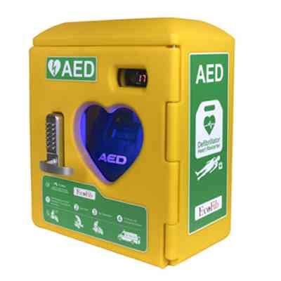 DuraFib outdoor heated Cabinet - AED Cabinets
