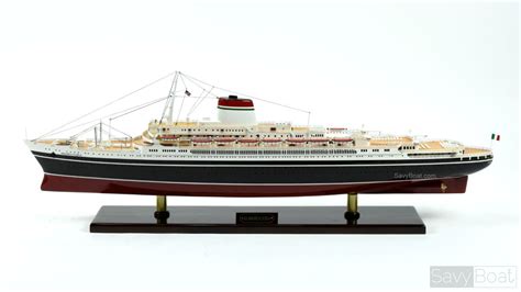 SS Andrea Doria Ocean Liner Italian Line - Handcrafted Model ship