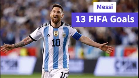 Lionel Messi’s 13 FIFA World Cup Goals #fifa #football #soccer #messi # ...