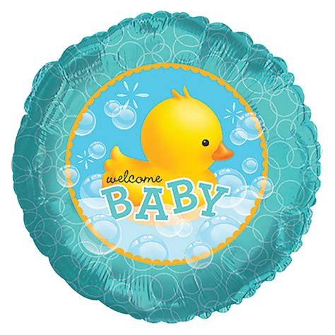 17 inch CTI Bubble Bath Duckie Foil Balloon - 317058