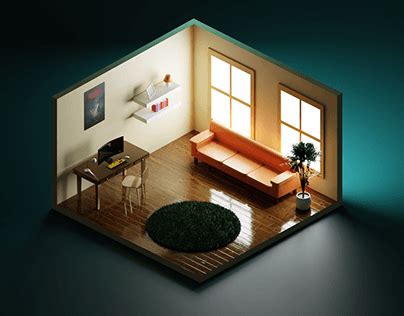 Room Design 3D Projects | Photos, videos, logos, illustrations and ...