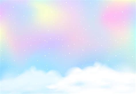 Rainbow Sky Background