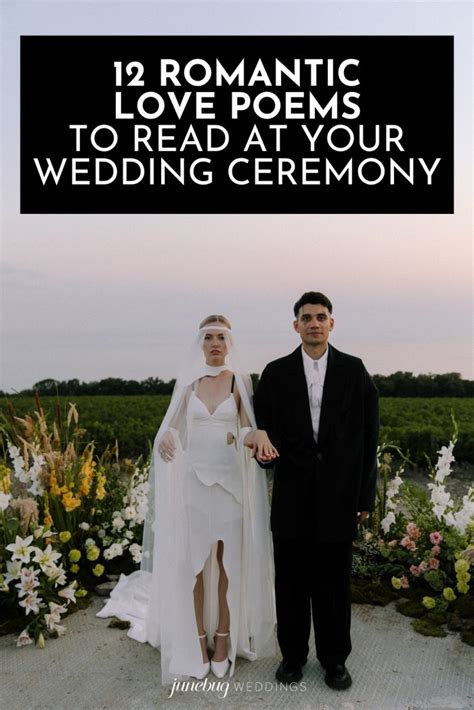 12 Romantic Love Poems to Read at Your Wedding Ceremony - Junebug Weddings