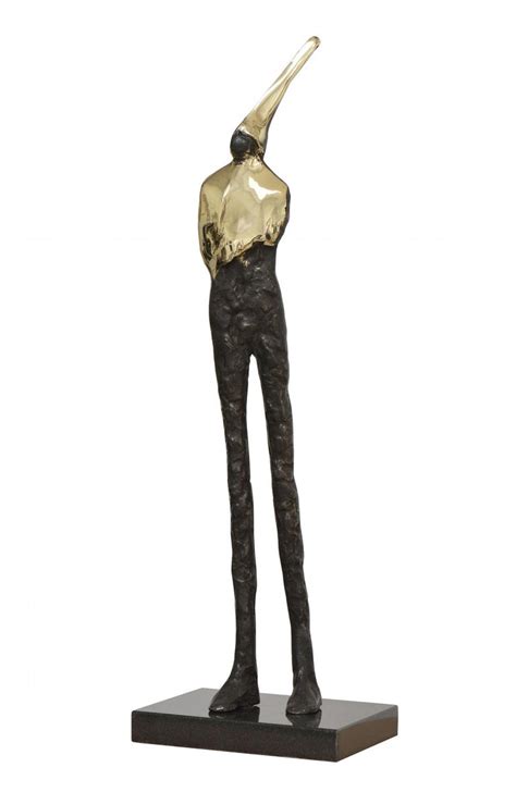 Michal Kubiak - A Pierrot, Contemporary Bronze Figurative Original ...