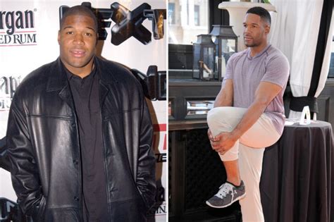 Inside Michael Strahan's 'reverse' body transformation with GMA host 285lbs during NFL career ...