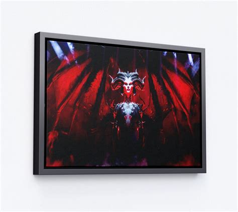 Lilith, Diablo 4 Art,diablo IV Lilith Canvas,diablo 4 Game Wall Art ...