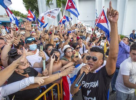 Cuban President acknowledges his government's shortcomings as demonstrators take to the streets ...