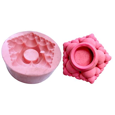 big size bubble tealight candle holder silicone mold