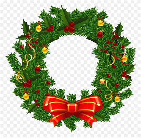 Christmas Wreath Pictures Clip Art - Cinnamon Clipart - FlyClipart