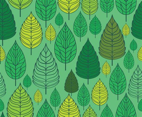 Leaf Pattern Vector Vector Art & Graphics | freevector.com