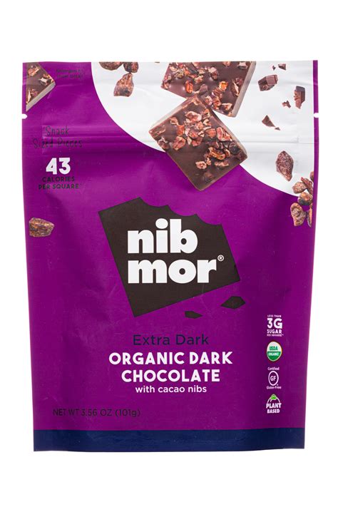 Extra Dark Organic Dark Chocolate with Cacao Nibs | NOSH.com