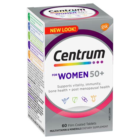 Centrum for Women 50+ 60 Tablets – Discount Chemist