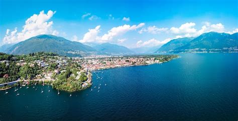 Premium Photo | Locarno town on lake maggiore