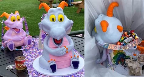 Impressive Figment Popcorn Bucket Cake Ends up in Disney Trash | Disney Dining