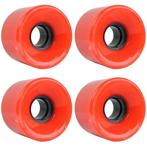 SKATEBOARD CRUISER WHEELS SET 59mm x 43mm 83A 1788C Red - Walmart.com