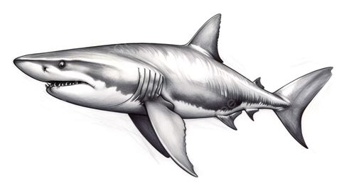 Great White Sharks Drawings